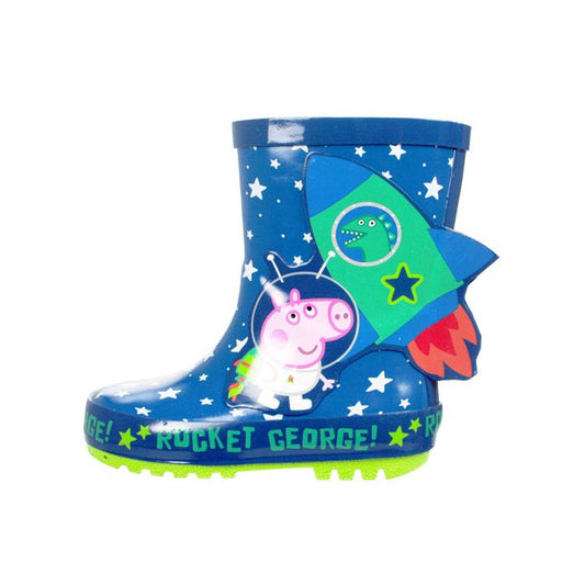 Kids Peppa Pig George 3D welly Boot
