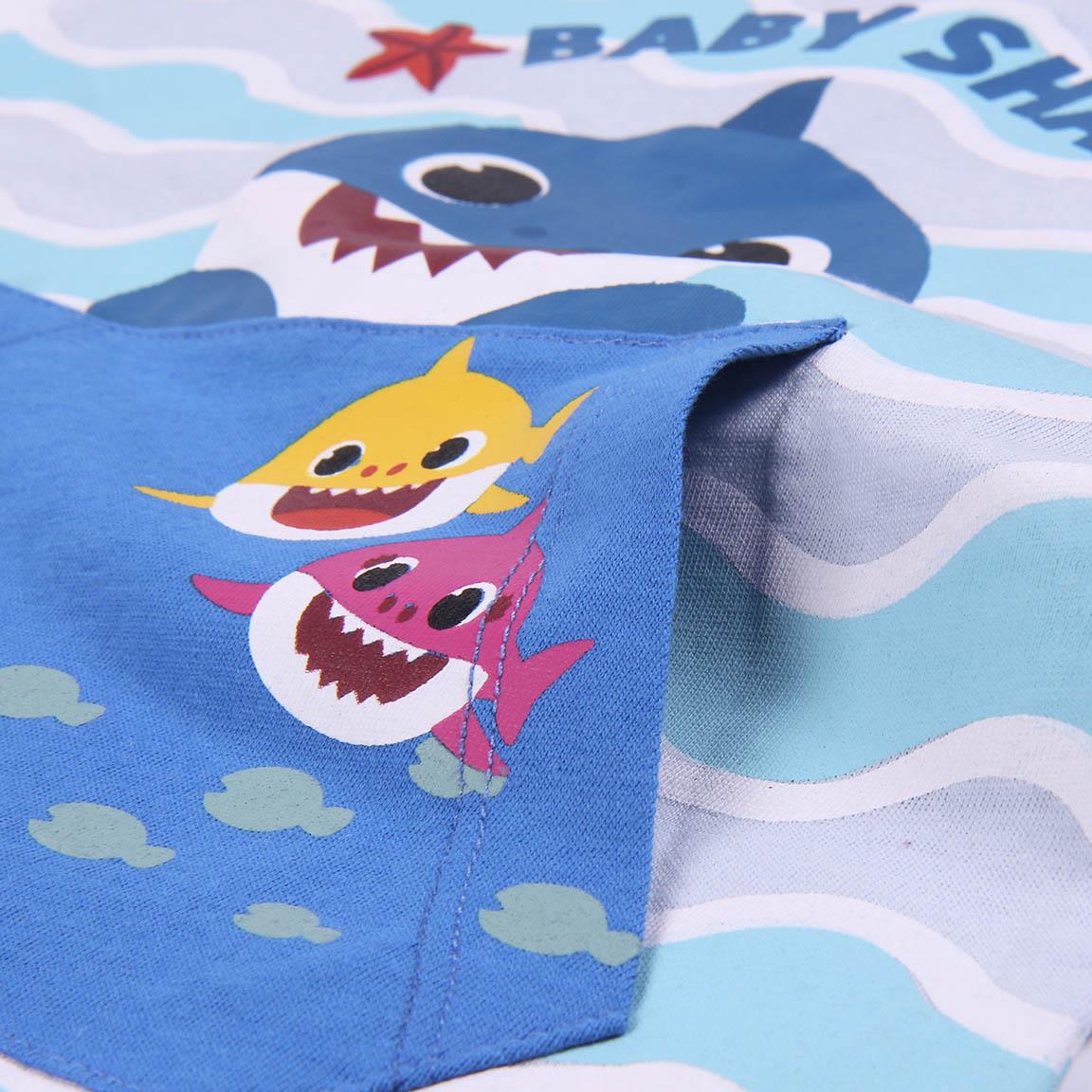 Baby Shark Short Sleeve Romper