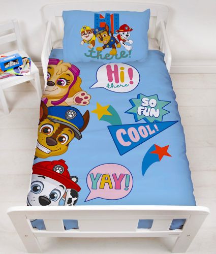 Paw Patrol Toddler single duvet set in Blue