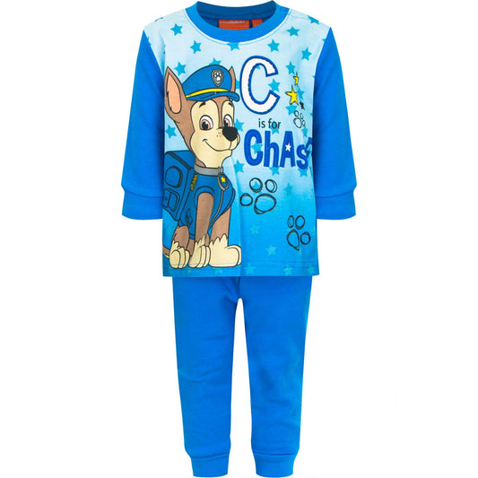 Boys Paw Patrol C is for Chase Pyjamas Blue
