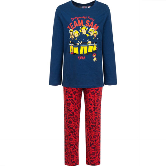 Boys Fireman Sam Team Sam Pyjamas