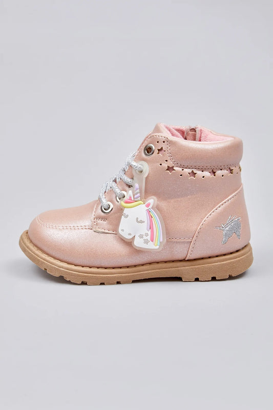 Unicorn lace up Boots for Toddlers