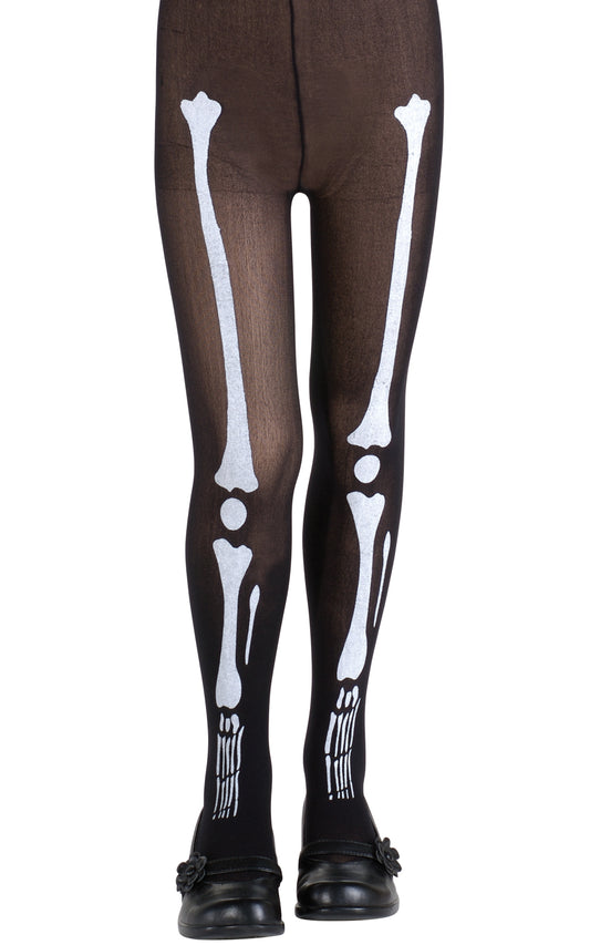 Kids Fancy Dress Bone Tights