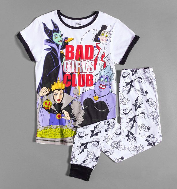 Ladies Disney Villains Bad Girls Club Pyjama Set