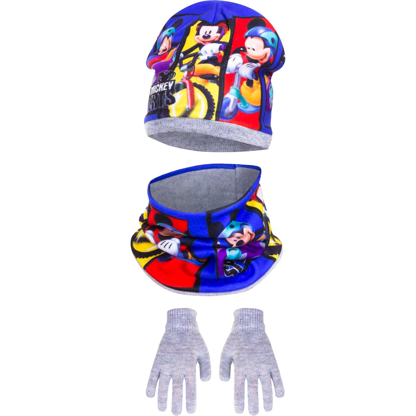 Mickey Mouse Sports Hat Snood & gloves