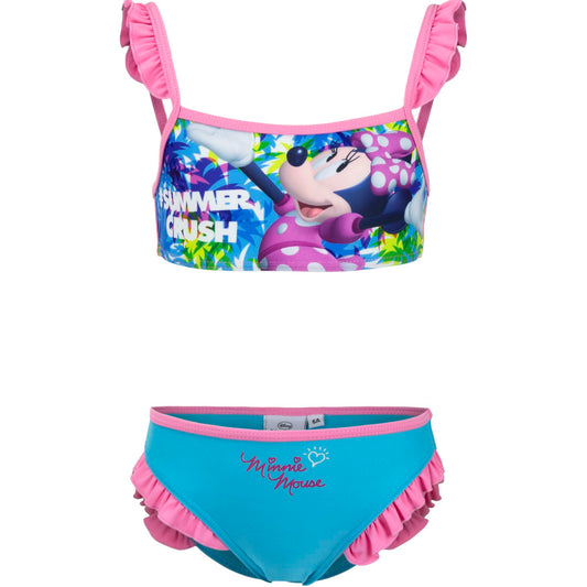 Girls Minnie Mouse Summer Crush Bikini Blue