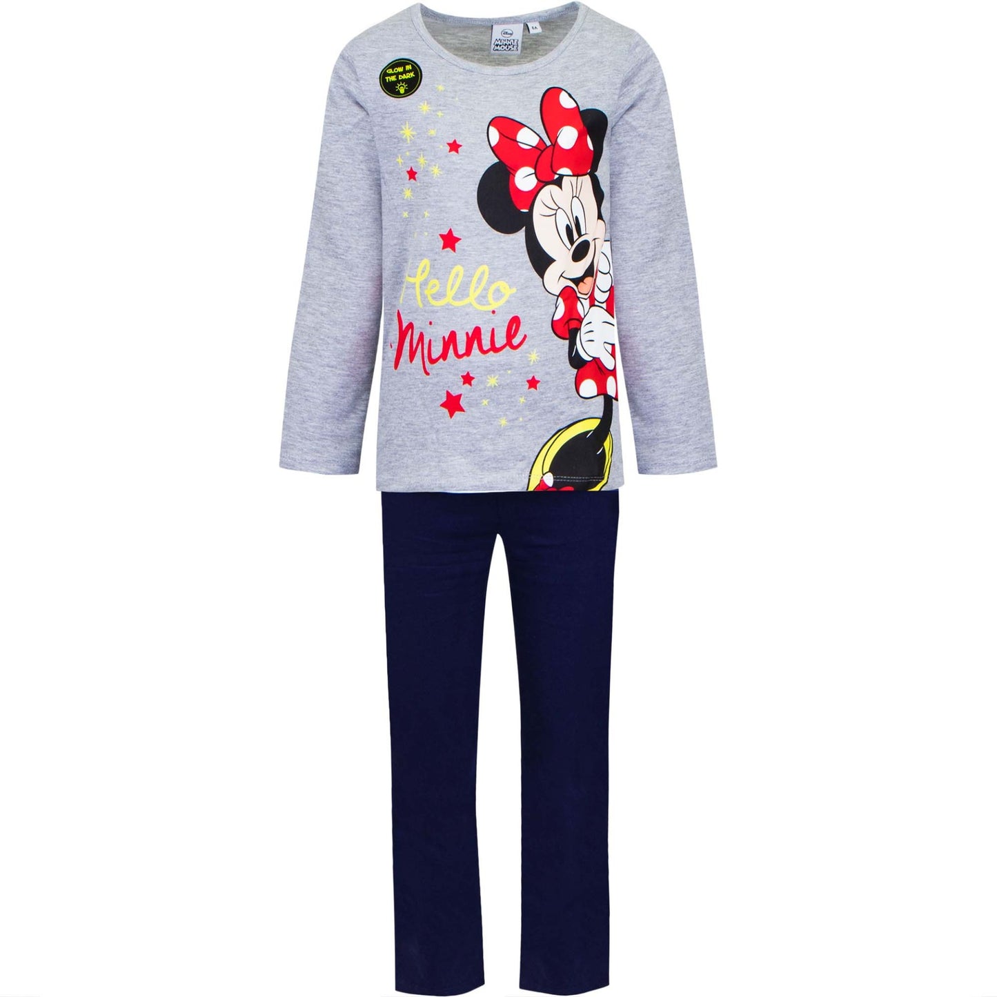 Girls Minnie Mouse Glow in The Dark Pyjamas