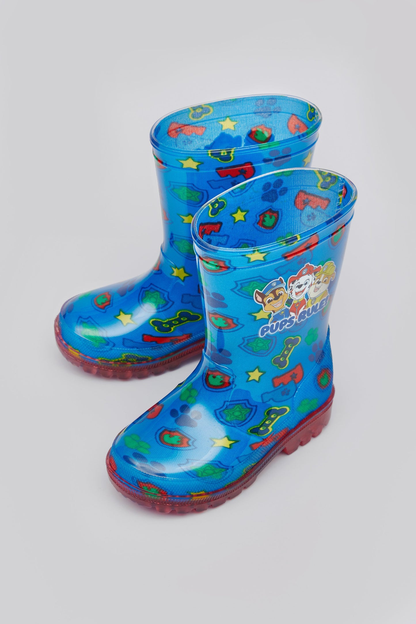 Boys Paw Patrol PUPS RULE! Wellies