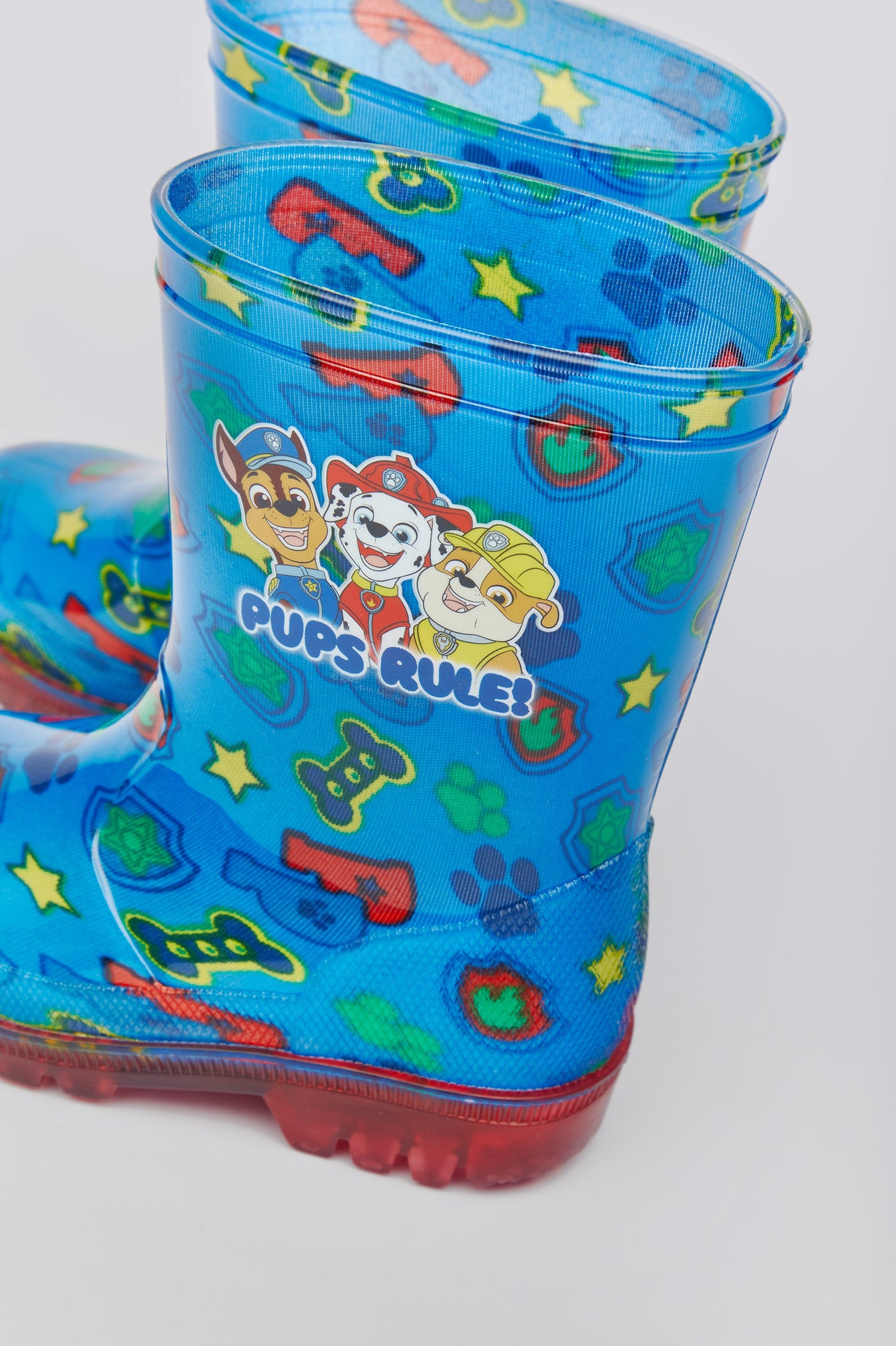 Boys Paw Patrol PUPS RULE! Wellies