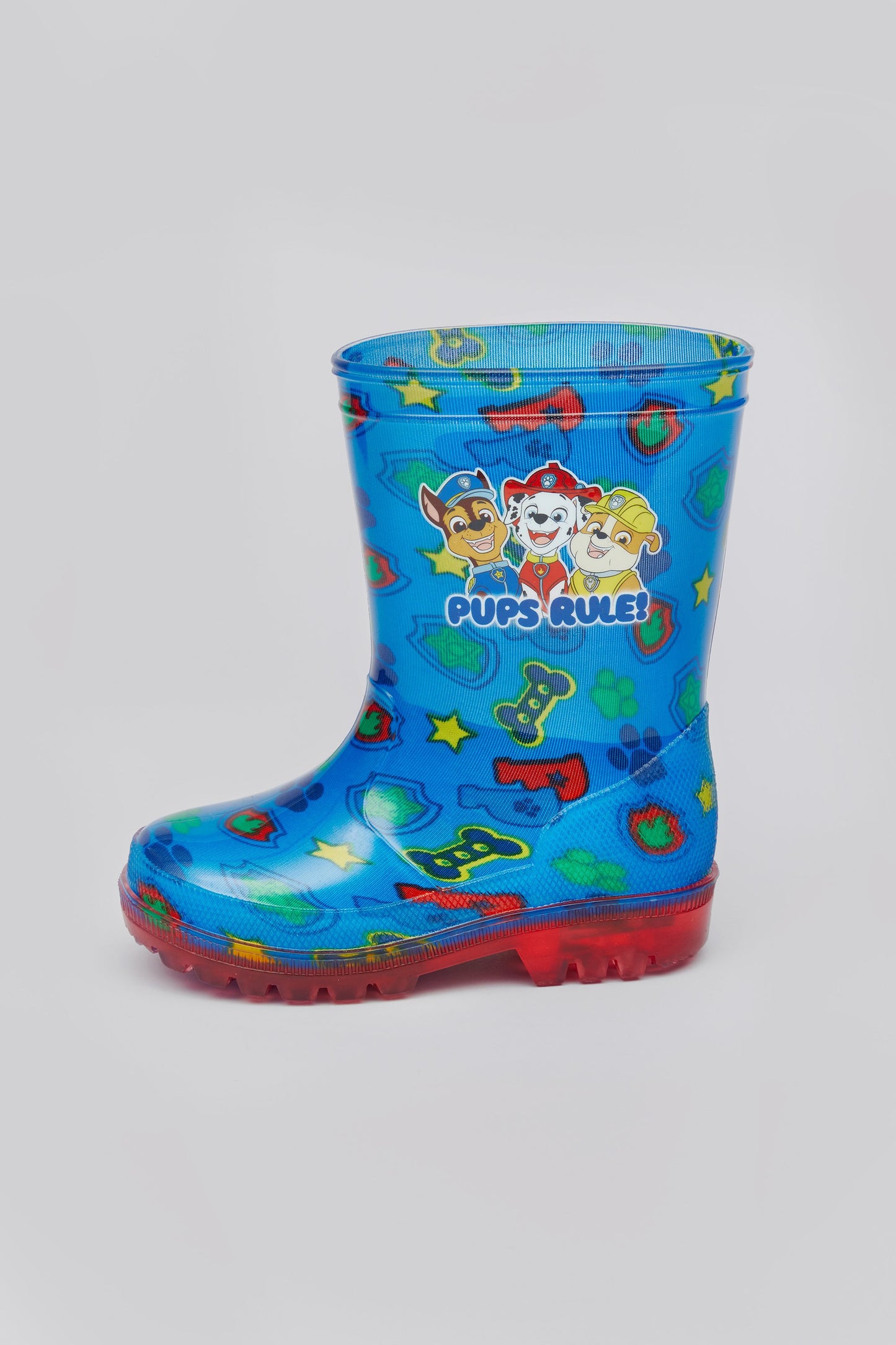 Boys Paw Patrol PUPS RULE! Wellies