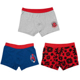 Children's Spiderman 3pk Boxer Shorts