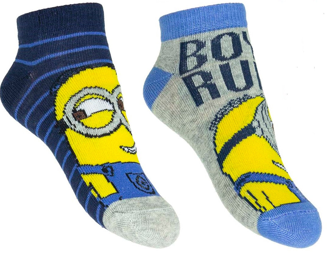 Kids Minions Trainer Socks